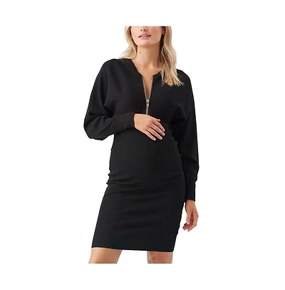 Ripe Maternity Zip Knit Nursing Dress