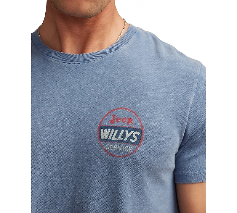 Lucky Brand Men's Short Sleeve Jeep Willys Graphic T-Shirt