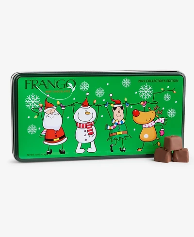 Frango Chocolates 1 Lb Holiday Collector's Tin Milk Mint Chocolates