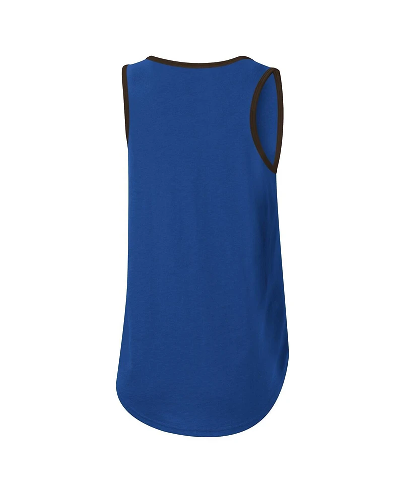 G-iii 4Her by Carl Banks Women's Royal Kyle Busch A Game Scoop Neck Tank Top