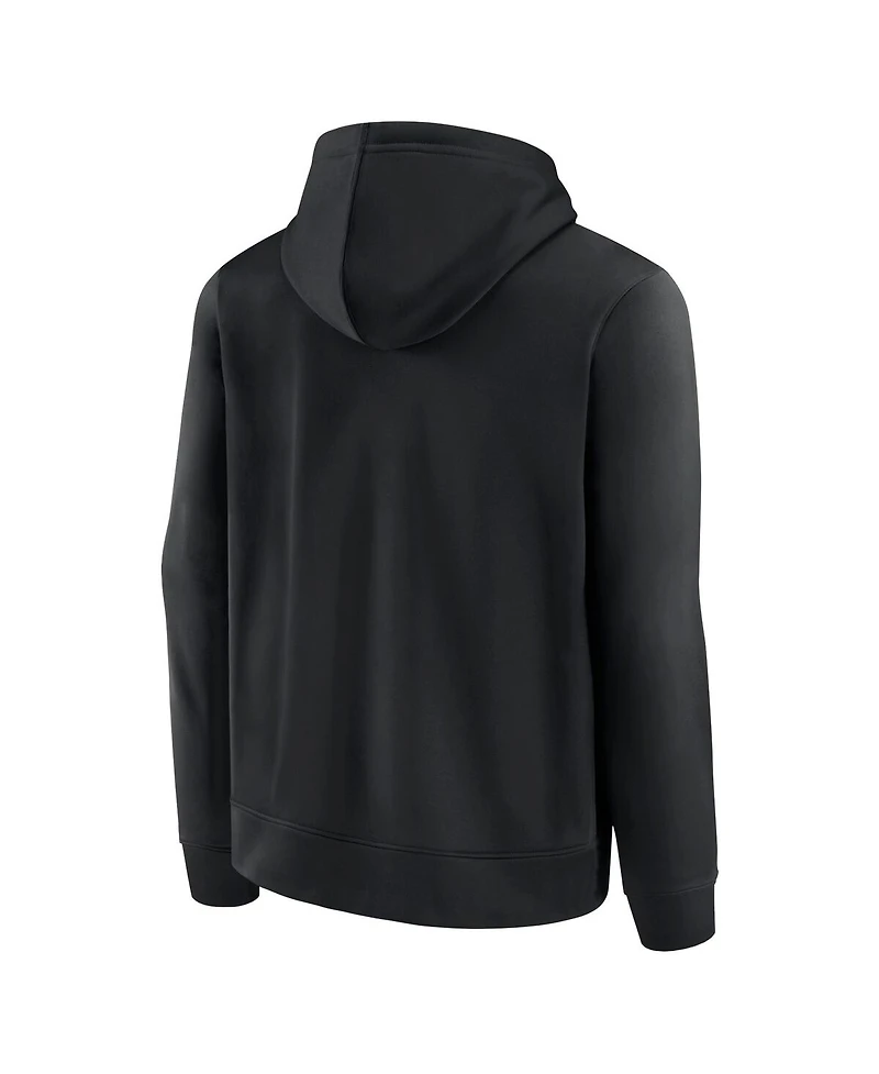 Fanatics Men's Black North Carolina Tar Heels Blackout Pullover Hoodie