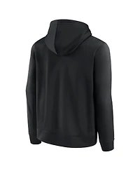 Fanatics Men's Black North Carolina Tar Heels Blackout Pullover Hoodie