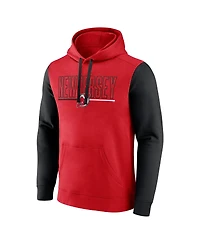 Logo Athletic Men's Red New Jersey Devils Deliver Fleece Pullover Hoodie