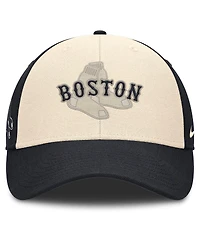 Nike Men's Navy/Natural Boston Red Sox Statement Club Performance Adjustable Hat