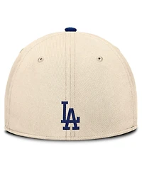 Nike Men's Natural/Royal Los Angeles Dodgers Statement Rise Performance Flex Hat