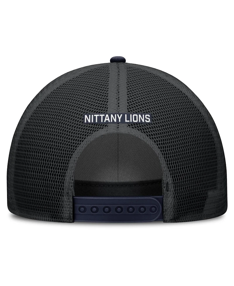 Nike Men's Navy Penn State Nittany Lions Rise Primetime Trucker Adjustable Hat