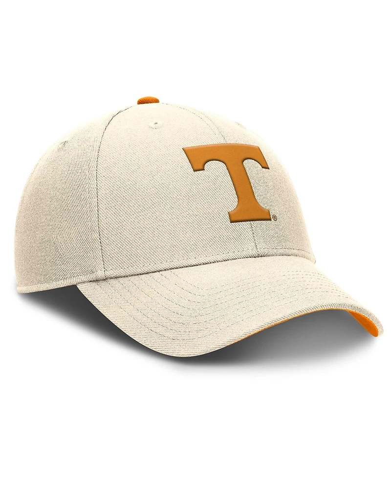 Nike Men's Natural Tennessee Volunteers Rise Primetime Performance Trucker Adjustable Hat