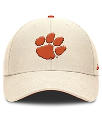 Nike Men's Natural Clemson Tigers Rise Primetime Performance Trucker Adjustable Hat