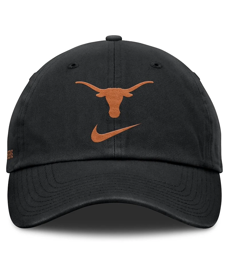 Nike Men's Black Texas Longhorns Primetime Club Adjustable Hat