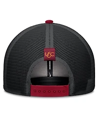 Nike Men's Cardinal/Black Usc Trojans Legacy Arch Rise Performance Trucker Adjustable Hat