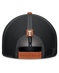 Nike Men's Texas Orange/Black Texas Longhorns Legacy Arch Rise Performance Trucker Adjustable Hat