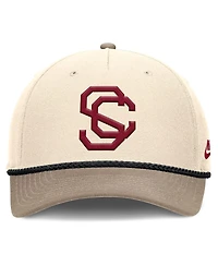 Nike Men's Natural Usc Trojans Rise Legacy Throwback Logo Adjustable Hat
