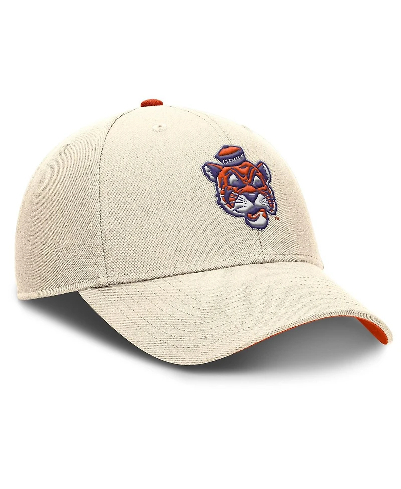 Nike Men's Natural Clemson Tigers Rise Legacy Adjustable Hat