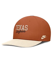 Nike Men's Texas Orange/Cream Texas Longhorns Pro Legacy Script Snapback Hat