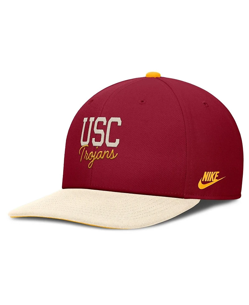 Nike Men's Cardinal/Cream Usc Trojans Pro Legacy Script Snapback Hat