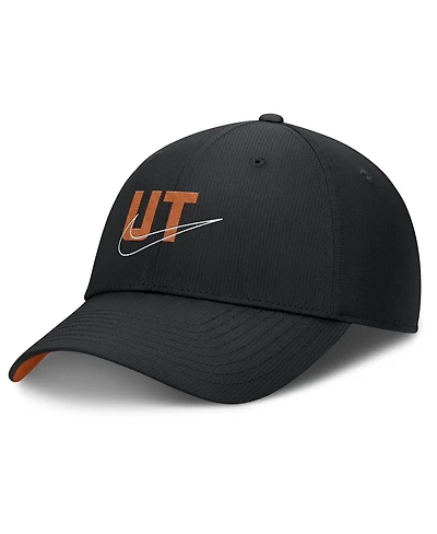 Nike Men's Black Texas Longhorns Club Prep Performance Adjustable Hat