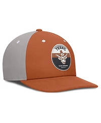 Nike Men's Texas Orange/Gray Texas Longhorns Prep Pro Performance Snapback Hat