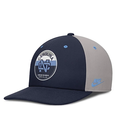 Nike Men's Navy/Gray North Carolina Tar Heels Prep Pro Performance Snapback Hat