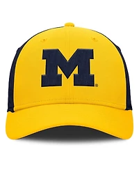 Jordan Men's Maize/Navy Michigan Wolverines 2025 Sideline Rise Local Performance Flex Hat