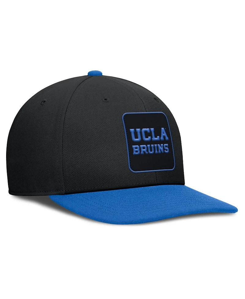 Jordan Men's Black/Blue Ucla Bruins 2025 Sideline Campus Pro Local Snapback Hat