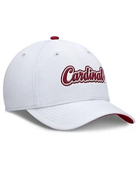 Nike Men's White Stanford Cardinal Legacy Rise Performance Flex Hat