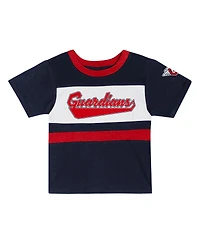 Outerstuff Toddler 2-Piece Navy Cleveland Guardians Bonus Ball T-Shirt and Shorts Set