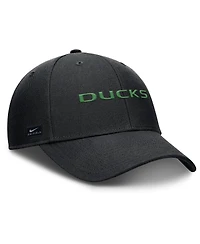 Nike Men's Black Oregon Ducks 2025 On-Field Rise Performance Adjustable Hat