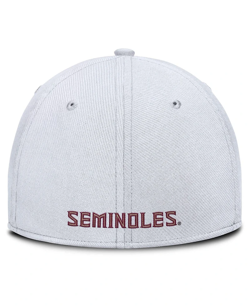 Nike Men's White Florida State Seminoles 2025 On-Field Rise Performance Flex Hat
