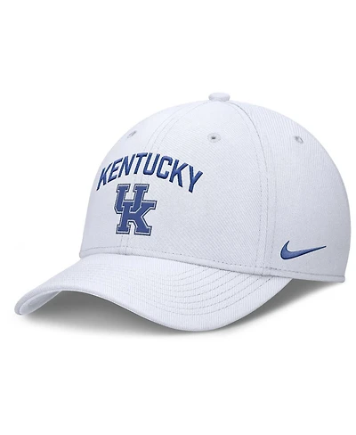 Nike Men's White Kentucky Wildcats 2025 On-Field Rise Performance Flex Hat