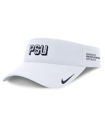 Nike Men's White Penn State Nittany Lions 2025 On-Field Gameday Performance Ace Adjustable Visor Hat