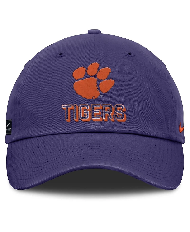 Nike Men's Purple Clemson Tigers 2025 On-Field Club Adjustable Hat