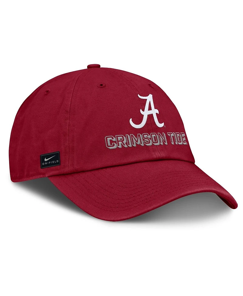 Nike Men's Crimson Alabama Crimson Tide 2025 On-Field Club Adjustable Hat