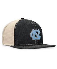 Fanatics Men's Black/Natural North Carolina Tar Heels Legend Trucker Snapback Hat