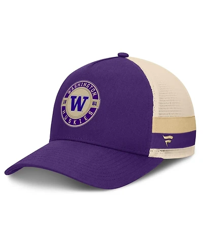 Fanatics Men's Purple/Cream Washington Huskies Prestige Trucker Adjustable Hat