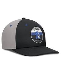Nike Men's Black/Gray Duke Blue Devils Prep Pro Performance Snapback Hat