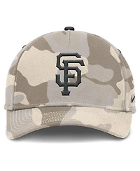Nike Men's Natural San Francisco Giants Camo Pack Rise Adjustable Hat