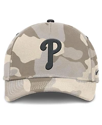 Nike Men's Natural Philadelphia Phillies Camo Pack Rise Adjustable Hat