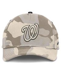 Nike Men's Natural Washington Nationals Camo Pack Rise Adjustable Hat