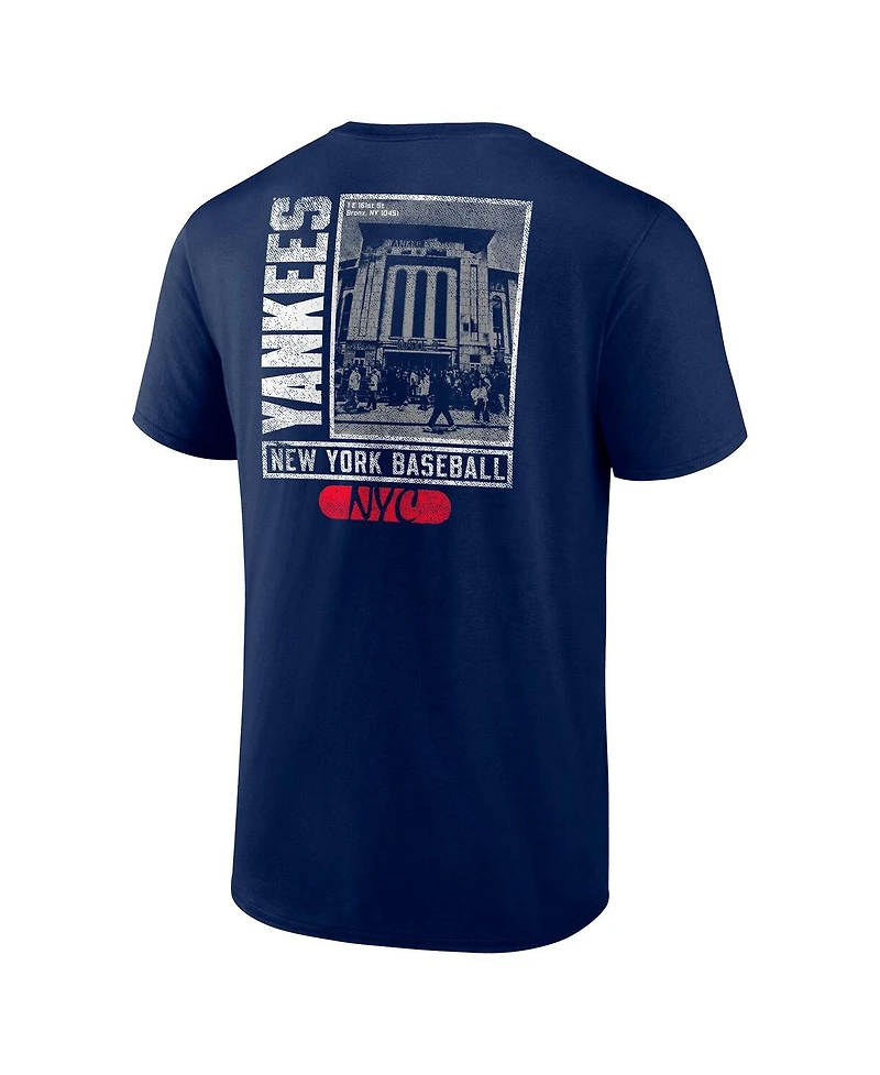 Fanatics Men's Navy New York Yankees Flyer T-Shirt