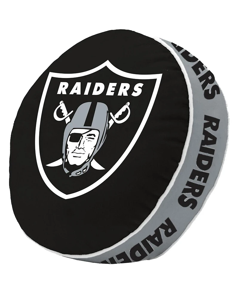 Logo Brands Las Vegas Raiders Team Puff Pillow