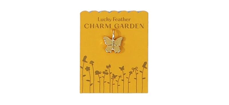 Lucky Feather Charm Garden - Gold
