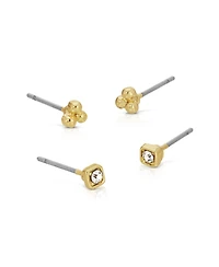 Lucky Feather Earring Set - Trio + Sparkle