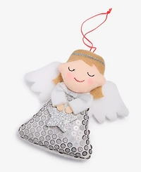 Holiday Lane Tiny Tidings Fabric Angel Ornament, Macy's Exclusive