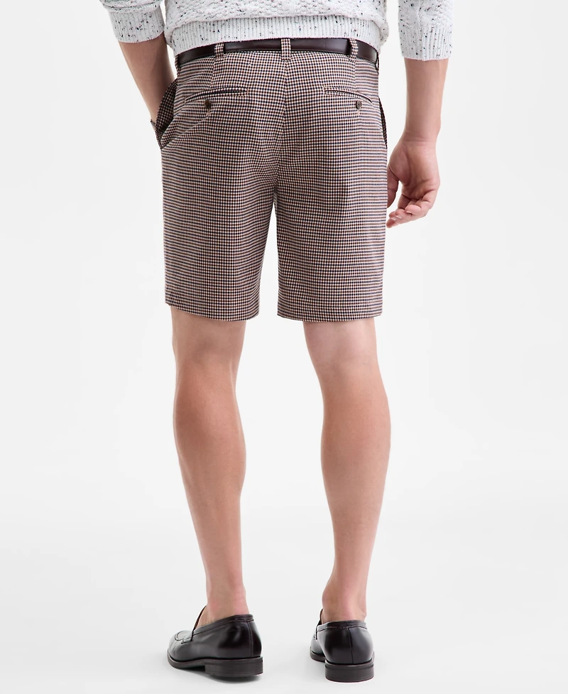 Club Room Men's Regular-Fit Checked Plaid 9" Shorts, Macy's Exclusive
