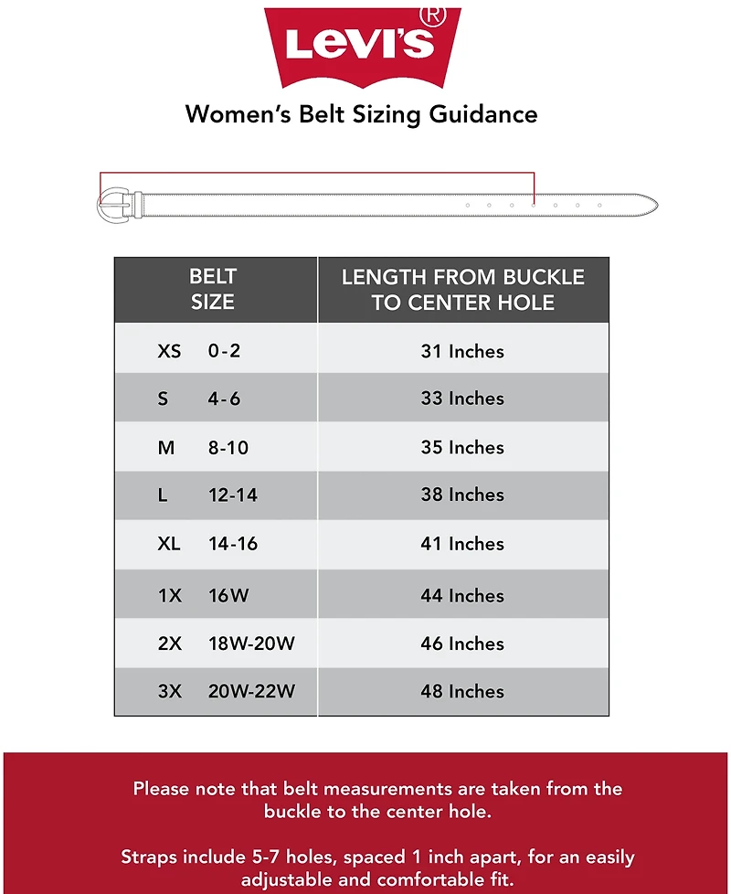 Levi's Stitched Edge Casual Belt