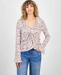 Self Esteem Juniors' Ruffled Babydoll Top