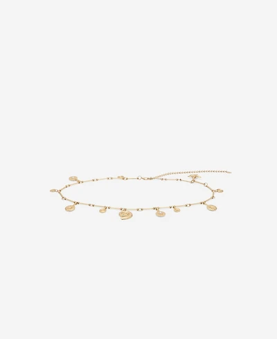 Mango Women's Hanging Pieces Metal Belt