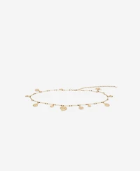 Mango Women's Hanging Pieces Metal Belt