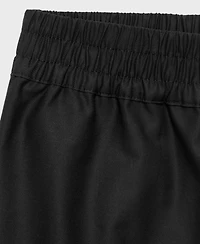 Mango Women's Embroidered Satin Shorts