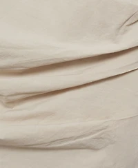 Mango Women's Asymmetrical Strapless Top